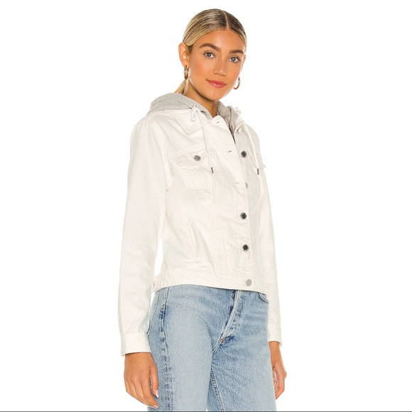 Blanknyc white denim jean Jacket - Picture 5 of 6